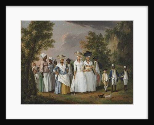 Free Women of Color with Their Children and Servants in a Landscape, 1770-1796 by Agostino Brunias