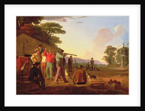 Shooting for the Beef, 1850 by George Caleb Bingham