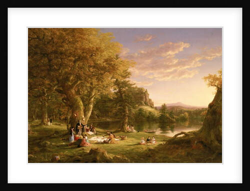 The Picnic, 1846 by Thomas Cole