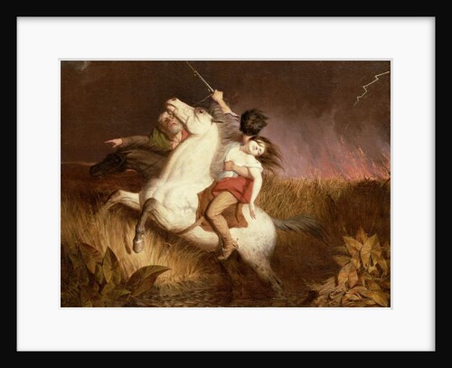 Prairie Fire, 1847 by Charles Deas