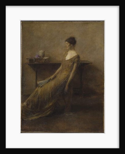 Lady in Gold, c.1912 by Thomas Wilmer Dewing
