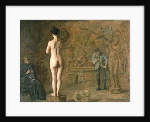 William Rush carving his Allegorical Figure of the Schuylkill River, 1908 by Thomas Cowperthwait Eakins