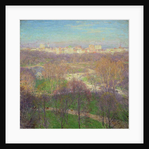 Early Spring Afternoon, Central Park, 1911 by Willard Leroy Metcalf
