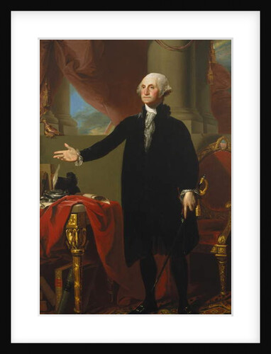 Portrait of George Washington, 1796 by Gilbert Stuart