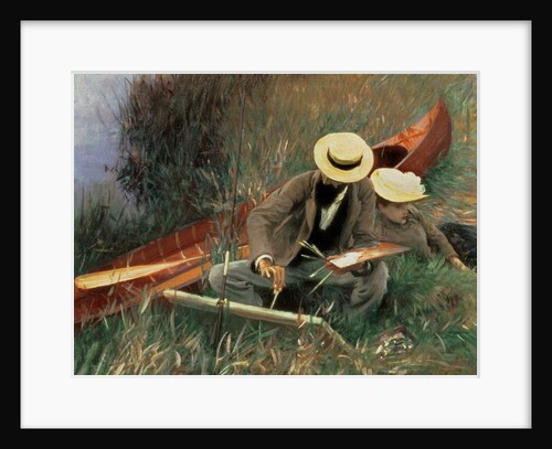 Paul Helleu Sketching his Wife, 1889 by John Singer Sargent
