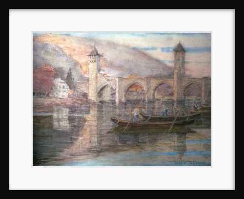 Pont Valentre, Cahors by William Holt Yates Titcomb