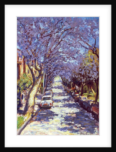 North Sydney Jacaranda, 1990 by Ted Blackall