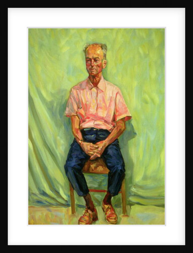Portrait of an Old Man, 1987 by Ted Blackall