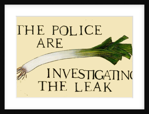 The police are investigating the leak by Sarah Thompson-Engels