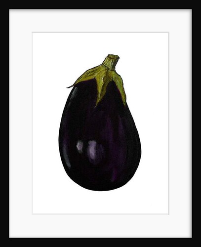 Purple aubergine by Sarah Thompson-Engels