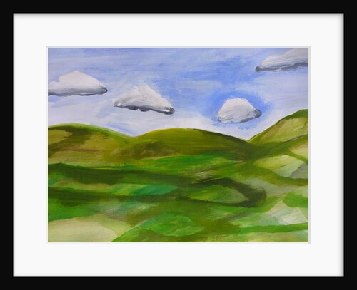 Green hills, 2019 by Sarah Thompson-Engels