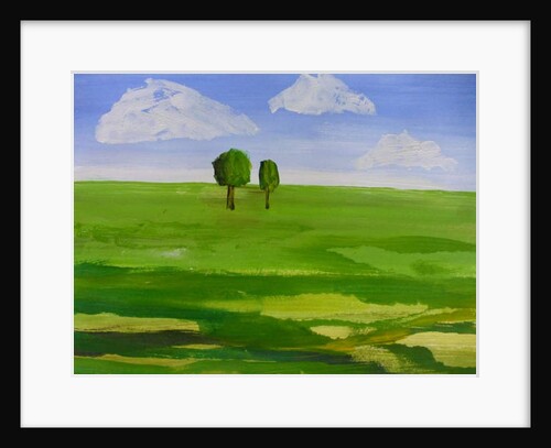 Two trees, 2019 by Sarah Thompson-Engels