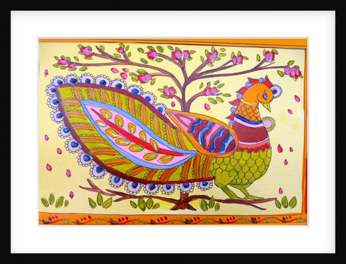 Indian peacock, 2019 by Sarah Thompson-Engels