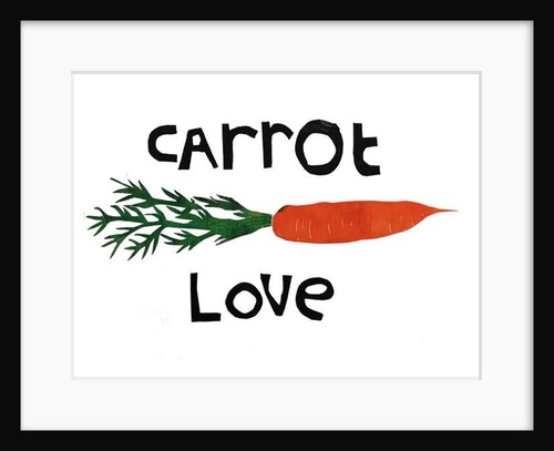 Carrot love, 2019 by Sarah Thompson-Engels
