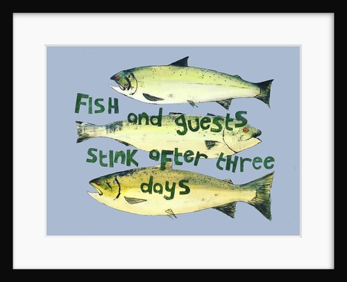 Fish & guests ,2018 by Sarah Thompson-Engels