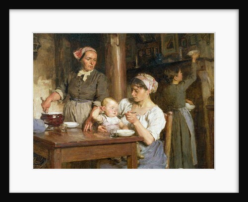 The Midday Meal by Leon Augustin Lhermitte