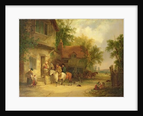 A Woodside Inn, 1841 by William Snr. Shayer