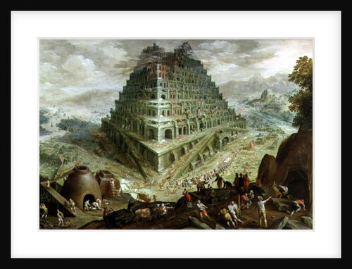 The Building of the Tower of Babel by Marten van Valckenborch