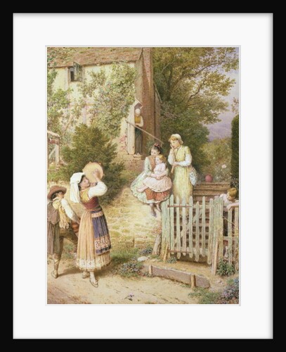 Wandering Minstrels by Myles Birket Foster
