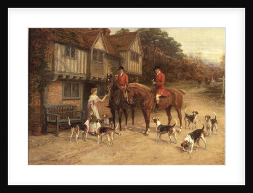 A Refresher at the Dragon by Heywood Hardy