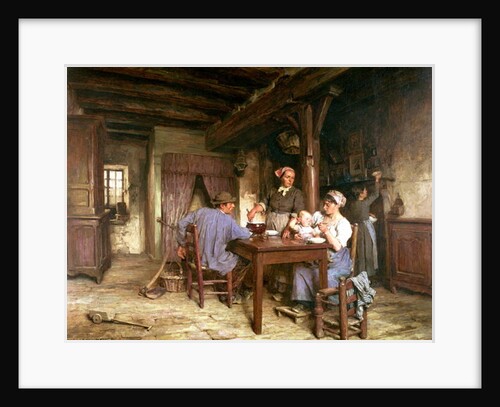 Midday Meal by Leon Augustin Lhermitte