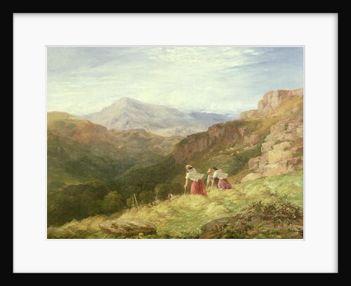 Haymaking, Snowdon, 1847 by David Cox