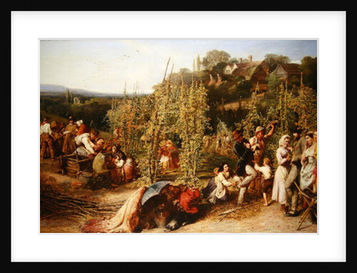 Life in the Hop Garden, 1859 by Phoebus Levin