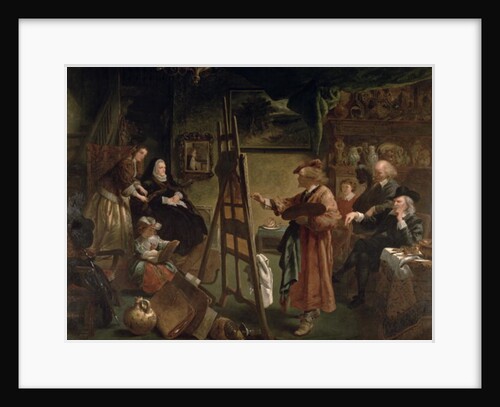Rembrandt in his Studio by John Gilbert
