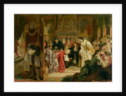 King James II Receiving the News of the Landing of William of Orange in 1688, 1851 by Edward Matthew Ward