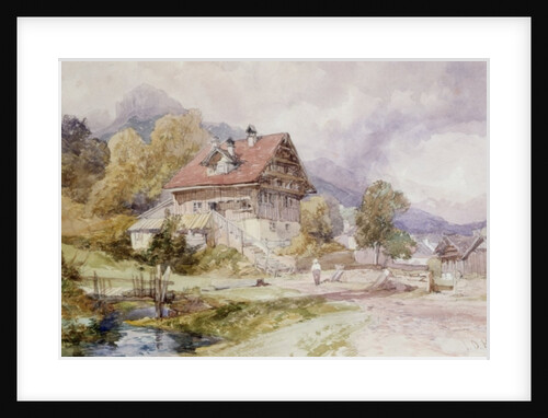 Chalet, Brunnen, Lake Lucerne by James Duffield Harding