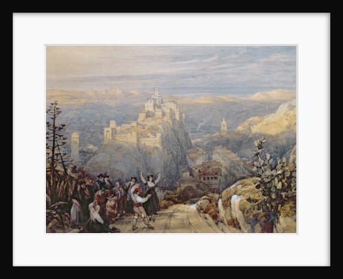 The Town and Castle at Loja, Spain, 1834 by David Roberts