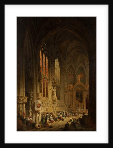 Interior of a Cathedral, 1822 or 1829 by David Roberts