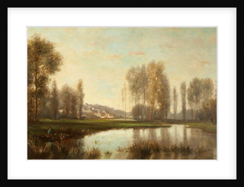 Au Bord de L'Oise by Stanislas Victor Edouard Lepine