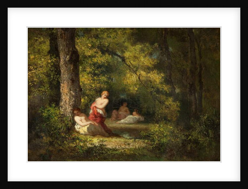 Four Nymphs in a Wood by Narcisse Virgile Diaz de la Pena