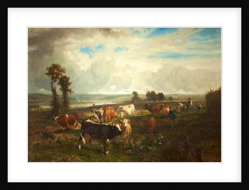 Landscape, Les Hauteurs de Suresnes, 1856 by Constant-Emile Troyon