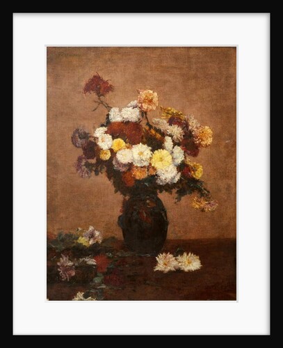 Flowers in a Vase, 1872 by Henri (follower of) Fantin-Latour
