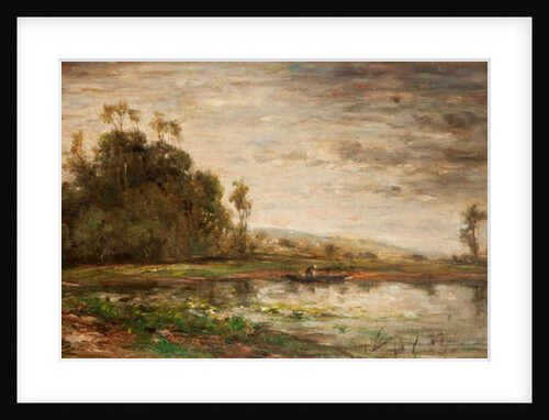 River Scene at Sunset, 1875 by Charles Francois Daubigny