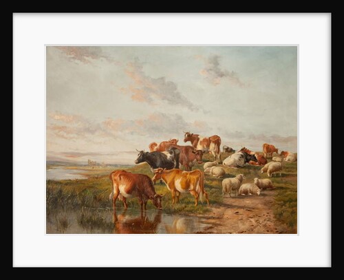 The Watering Place, 1887 by Thomas Sidney Cooper