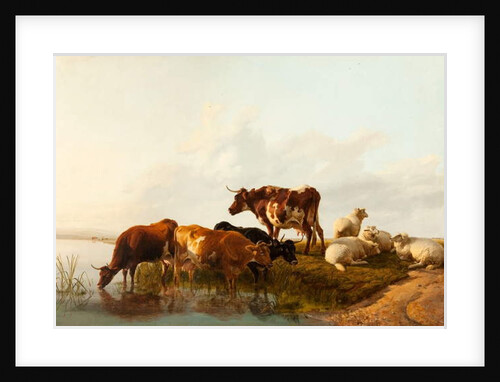 A Summer Afternoon, 1861 by Thomas Sidney Cooper