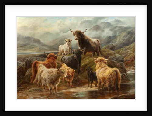 Highland Cattle, 1894 by Robert Watson