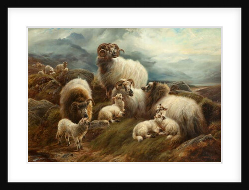 Sheep in a Landscape, 1894 by Robert Watson
