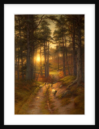 The Sun Fast Sinks in the West by Joseph Farquharson