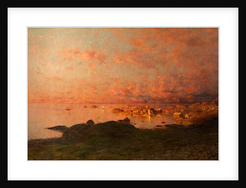Midsummer Night, Lofoten, Norway by Adelsteen Normann