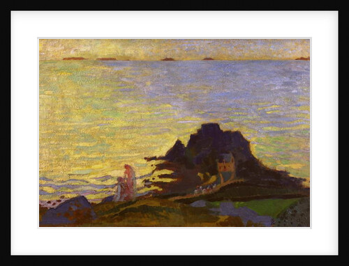 Mother and Child above a Rocky Outcrop by Maurice Denis