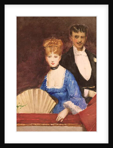 Lady with Fan by Jean Beraud