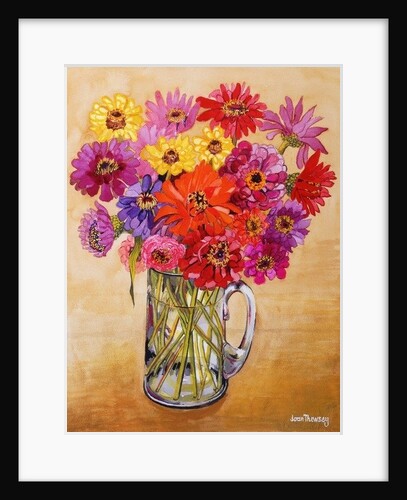 Zinnias, 2010 by Joan Thewsey
