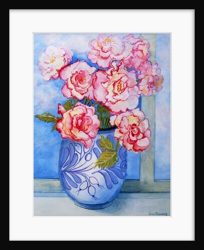 Pink Roses against the Sky, 2004 by Joan Thewsey