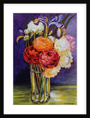 Ranunculus in a Glass, 2000 by Joan Thewsey