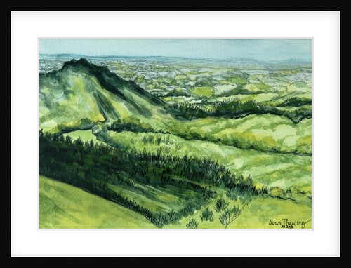 View from Sue au Mai, Limousin France, 2010 by Joan Thewsey