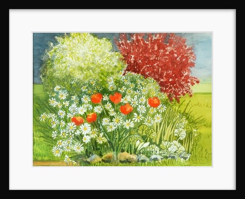 Suffolk Garden, Rain Coming by Joan Thewsey